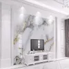 Modern minimalistisk gyllene marmor tapeter bakgrund vägg 3d väggmålningar tapeter för vardagsrum 3d anpassade tapeter322d