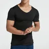 Men's T-Shirts Men's Summer T-Shirt Short Sleeve Cool Quick Dry Breathable Ice Silk Seamless Tops Casual Solid Color Elastic Tee Shirts 230422