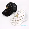 Gorras de bola Doit Summer Boy Girl Cap Béisbol P Letra Niño Sombreros de sol Malla Niños Peaked Snapback Gorras Huesos