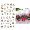 Adesivos Decalques Christams Gingerbread Nail Sticker Christmas Bell Holly Water Slider Doce Café Bolo Design Decalque de inverno Ergonomia BN24132424 231121