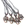 Pendant Necklaces 12pcs/LOT Lovely Elephants Pendants For Men Women's Talisman Gift Lucky Jewelry