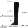 Stiefel Sexy Overknee-Stiefel Frauen Plattform Chelsea High Boot Winter Herbst Schuhe Designer Marke Flacher Absatz Stretch Weiches Leder Boot 231122