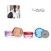 Similar mini glass jars 3g 5g empty cosmetic jars PS round bottom cream jars with multiple color for choose Faxud