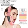 Face Care Devices Lifting Device LED P on Therapy Slimming Vibration Massager Double Chin V shaped Shaped Cheek Lift Belt Machine 231121