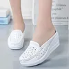 Slippers Summer Women Shoes Platform Wedge Ladies Flip Flops Terlik Mules High Heels Slides For Mujer Sandals Female Pantuflas