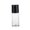 30ml 50ml Clear Glass Roll On Bottle Essential Oil Perfume Bottle Travel Dispenser Bottle Glass Roller Ball PP Cap Rmrdm