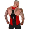 Herren Tank Tops Herren Bodybuilding Top Fitnessstudios Fitness ärmelloses Hemd Männliche Baumwollkleidung Mode Singlet Weste Unterhemd 230422