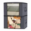 Borse portaoggetti AT69 - Confezione da 6 grandi organizer per armadio e contenitori pieghevoli per vestiti con manici rinforzati