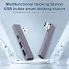 Güvenilir Universal 3 In 1 Hub Genişletme Dock Taşınabilir Docking İstasyonu Bilgisayar Aksesuarları