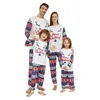 Famille correspondant tenues ensemble de pyjamas de noël rouge vert mère enfants adulte bébé vêtements de noël 231122