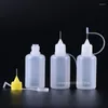 Storage Bottles Squeezable Dropper Resuable Needle Tip Glue Applicator Plastic DIY Craft Empty Proof Cap Liquid Colorful Refillable Tool