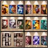 3D Lenticular Poster Anime Print Movie Poster 3D Lenticular Flip Changing Pictures 3D Wall Decor- (Be oss om full katalog)-