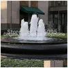 Vattenutrustning 3/4 1 1,5 Mässing Luftblended Bubbling Jet Fountain Nozles Spray Head For Garden Pond Drop Delivery Home Patio Law OTRQD