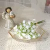 Fleurs décoratives Couronnes Têtes Minuscule Gypsophile Artificielle En Plastique Décoration De La Maison Bouquet De Mariage Arrangement De Fleurs Pography PropsDecor