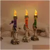 Other Event & Party Supplies New Halloween Led Candle Light Skl Ghost Hand Smokeless Horror Props Party Decoration Supplies Childrens Dhgyu