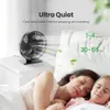 Altro Giardino domestico GAIATOP Ventilatore da tavolo USB Regolazione della rotazione di 90 ° Raffreddamento portatile 4 velocità Mini tavolo potente ultra silenzioso per ufficio 230422