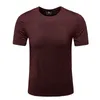 T-shirts pour hommes T-shirt en coton Chemise de course Hommes Séchage rapide Manches courtes Fitness T-shirts Formation Sport Chemise Rashgard 230422