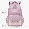 Sacs d'école filles sac à dos Style coréen imperméable en Nylon tissu carte cartable Wowie enfants adolescents sac Mochila