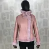 女性の毛皮のフェイクジャケット本革のコートアウターウェアショート秋の冬女性温かいカジュアルオーバーコート高品質