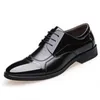Chaussures habillées en cuir hommes à lacets formelles de luxe affaires Oxford mâle bureau chaussures de mariage Mocassin Homme 231121