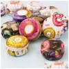 Bottles Jars Mini Tinplate Candle Jar Empty Donut Metal Diy Handmade Aroma Case Round Storage Tin Cans Containers Drop Delivery Ho Dh6C5