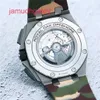 Ap Swiss Luxury Watch Series Royal Oak Offshore Series Modèle 26400so Matériau Céramique noire + acier de précision Montre-bracelet mécanique automatique 44 mm