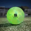 Ballons de football réfléchissants LED ballons d'entraînement taille 5 escent lumineux Cool pour enfant adulte 231122