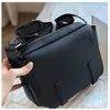 Moda lew designer masculino breve caso de couro preto mensageiro crossbody bolsa simples ombro feminino carteiras tote