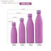 water bottle 350/500/750/1000ml Insulated Stainss Steel Water Bott Thermos Mug Rubber Painted Surface Vacuum Flask Coffee Cup Bott Q231122