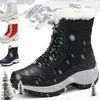 Boots Winter Shoes Waterproof Boots Women Snow Boots Plush Warm Ankle Boots For Women Female Winter Shoes Booties Botas Mujer 231122