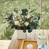 Decorative Flowers Nature Preserved Eucalyptus Wedding Dried Floral Bouquets Bridal Decoration Natural Plants Table Bouquet