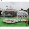 Navio gratuito Atividades ao ar livre Aluguel de festa de casamento Tenda de bolha inflável transparente Igloo Dome Balões de bolha Casa para festas infantis