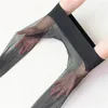 Women Socks Smooth Touch Seamless Stockings Toe Transparent Ultra-thin Sexy Core-spun Silk Pantyhose For