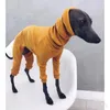 Abbigliamento per cani Dolcevita Abbigliamento per animali Tuta elasticizzata a quattro zampe per cani di grossa taglia Pigiama invernale Tutina Whippet Levriero italiano S 5XL 231122