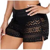 Maillots de bain pour hommes Black Lace Shorts Bikini Briefs Femmes Dames Boxer Printemps Maillot de bain Plus Taille