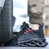 Boots Work Sneakers Men Indestructible Shoes Safety With Steel Toe Cap PunctureProof Male Security Protective 231121