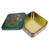 Emballage cadeau Conteneurs de bonbons de Noël Fournitures Cookie Tin Couvercle Biscuit Boîtes de stockage Titulaire Tinplate Noël Crackers