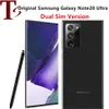 Samsung Galaxy Note 20 Ultra 5G Note20 Ultra Dual SIM -карт N986 128 ГБ Оригинальный мобильный телефон Octa Core Exynos 990 6,9 "12 ГБ ОЗУ 108 МР 12 МП 5PC