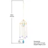 Decorazioni da giardino Suncatcher Hanging Crystal Wind Chime Prism Bead Charm Chandelier Home Window Decor Rainbow Maker Decorazione di nozze Regalo 230422