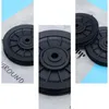 Tillbehör 4 PCS Universal Lagerskivor Hjul Fitnessutrustningsdelar PA6 Slitebyte för Gymskivor