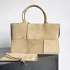 10A Specchio di qualità Designer 36,5 cm Borsa a tracolla grande in pelle scamosciata per shopping Borsa con manico superiore da donna con scatola B102V