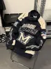 メンズジャケットアメリカンストリートレーシングジャケット男性女性クールなニッチ刺繍モーターサイクル野球ユニフォームユニセックスパンクレターストリート