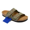 2023 designer sandals Boston Clogs men runes Arizona slippers Birko-Flor Nubuck Leather Suede black white brown red blue summer beach outdoor slide size 35-46