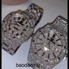 Stone AP Mosang Diamond Watch Moissanite Customization은 남성의 자동 기계 운동 방수 시계 Top7937795 Cy를 통과 할 수 있습니다.