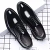 Dress Shoes Wnfsy Mens Leather Comfortable Breathable Black Soft Bottom Man Business Formal Wear Casual Wedding Zapatos Hombre 231121