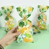 Present Wrap Palm Leaves Animal Candy Bag Jungle Safari Baby Shower Birthday Party Favors Cookie Bags Wild One Packaging Decoration 20 st