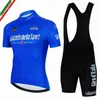 Rowerowe koszulki sceny Tour de Włochy d'Italia Summer krótkie rękawy rowerowe ubrania rowerowe