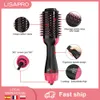 Curling Irons Lisapro omgedraaid Soft Touch Air Brush 2 0 Een stap Haardroger en Styler Volumizer Multifunctionele Blow 230421