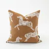 Pillow Croker Horse 45x45cm 50x50cm Throw Pillow Cushion Cover - Horse And Leopard Luxury Modern Style Design Couch Pillow Without Core 231122