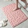 Carpets Pebble Embossed Doorway Carpet Household Doormat Toilet Simple Wind And Water Absorption Feet